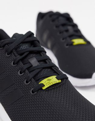 adidas Originals ZX Flux trainers in black | ASOS