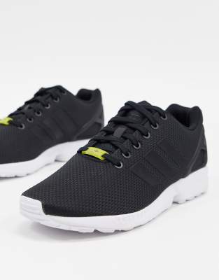 adidas Originals ZX Flux trainers in black | ASOS