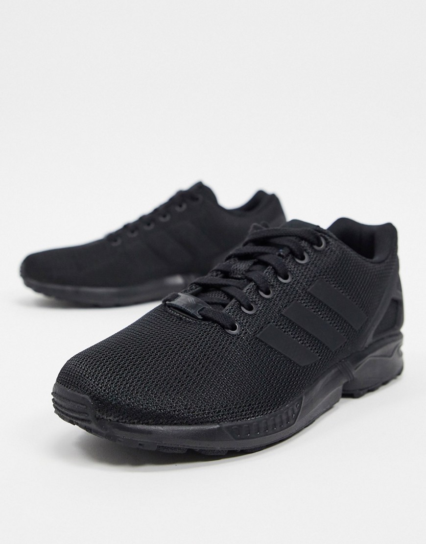 Adidas Originals ZX Flux trainers in triple black