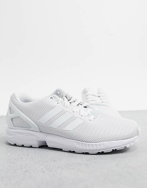 Brutaal mythologie Indringing adidas Originals ZX Flux trainers in white | ASOS