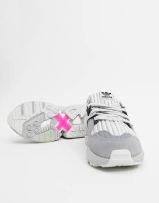 adidas originals zx gris et rose
