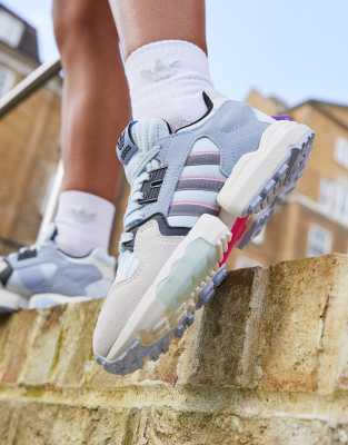 adidas originals zx torsion sneaker in white