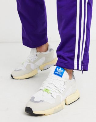 adidas originals zx torsion sneaker in white