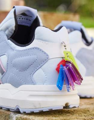 adidas originals zx torsion trainers in blue