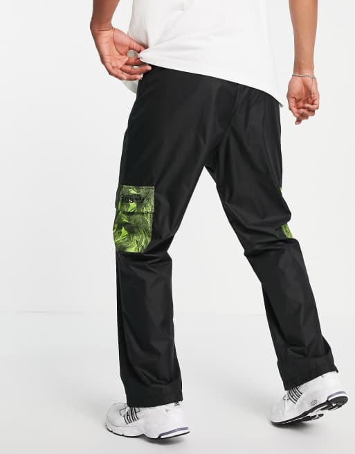 adidas Originals ZX wave print joggers in black ASOS