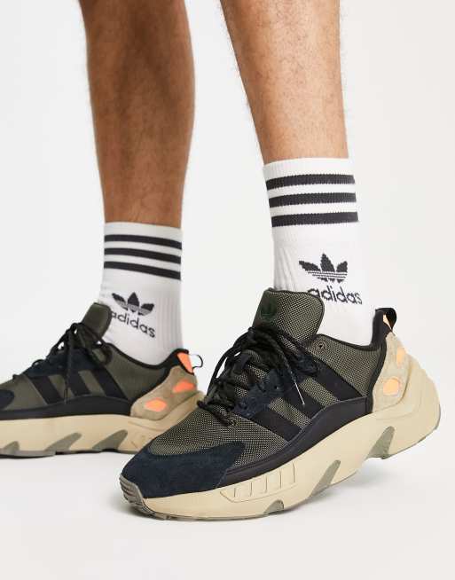 Adidas zx clearance olive