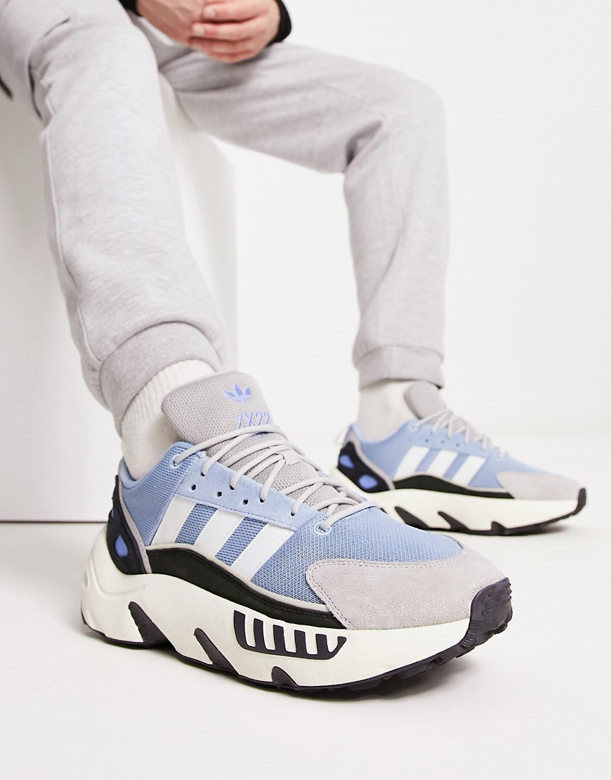 adidas Originals ZX22 Boost trainers in light blue