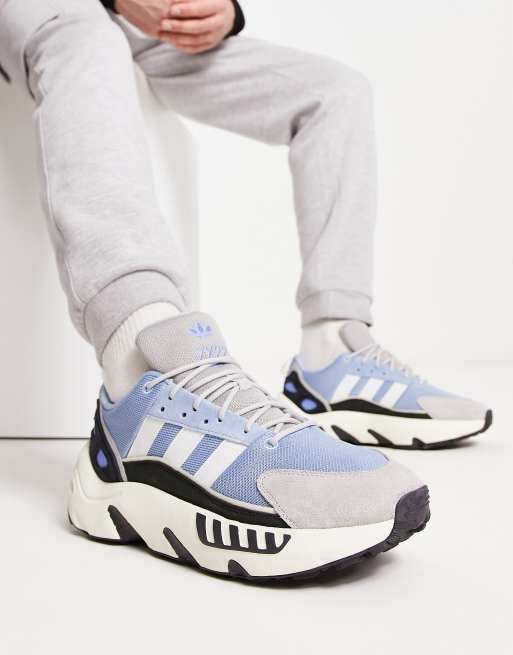 adidas Originals ZX22 Boost trainers in light blue | ASOS