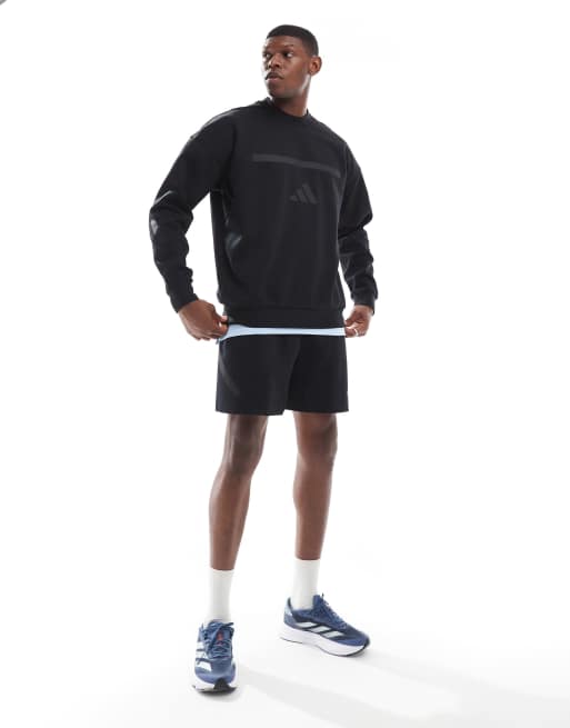 adidas Orignials z.n.e. sweatshirt in black, 3 of 4