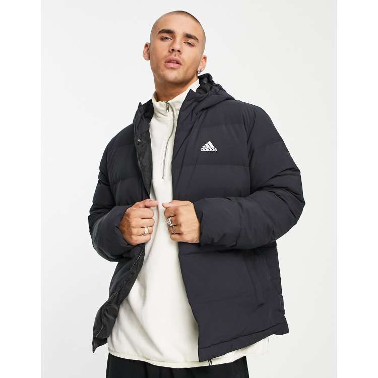 adidas Outdoor hooded jacket in black | ASOS