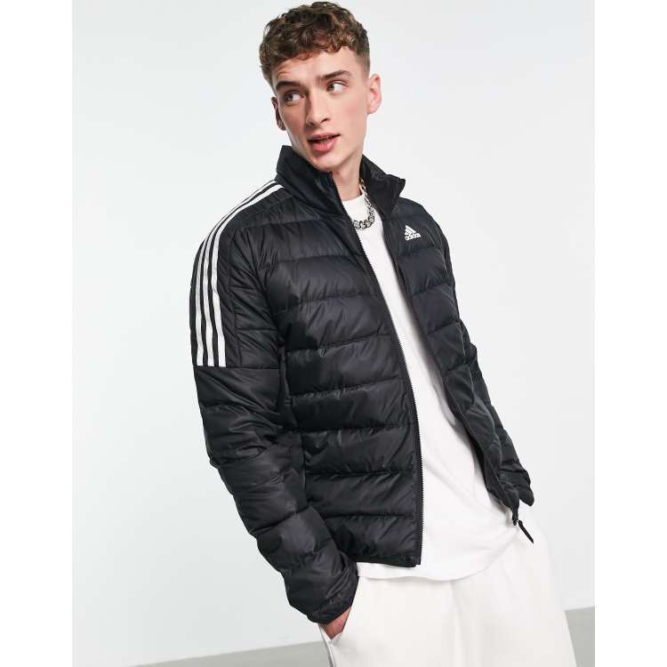 Adidas 3 stripe winter on sale jacket