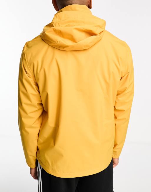 Adidas hip shop yellow anorak jacket