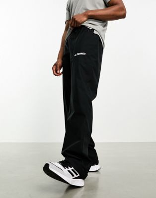 adidas Outdoor foundation joggers in black