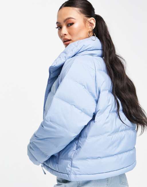 Adidas blue store winter jacket