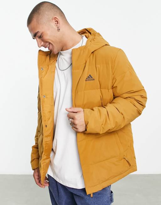 Brown deals adidas jacket