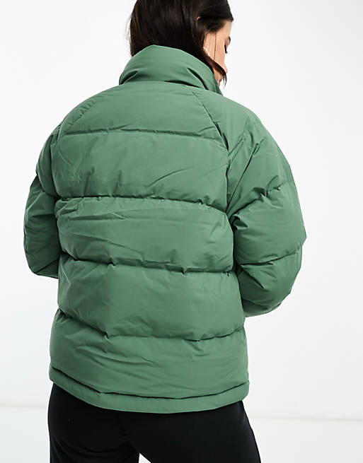 adidas Outdoor Helionic jacket in green | ASOS