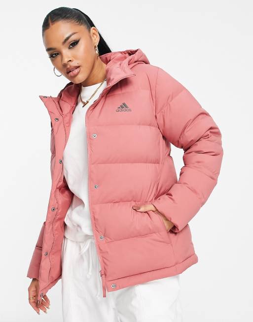 adidas Outdoor Helionic jacket in pink ASOS