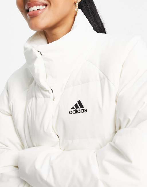 White adidas hot sale jacket outfit