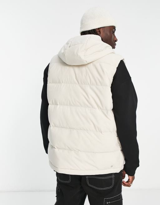 adidas Outdoor Helionic puffer vest in white, 4 of 4
