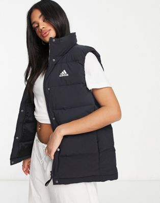 adidas Outdoor Helionic vest in black - ASOS Price Checker