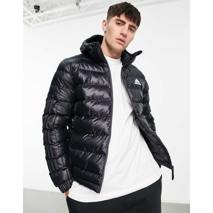 adidas Outdoor hooded parka in black ASOS