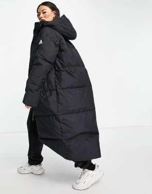 adidas longline puffer jacket