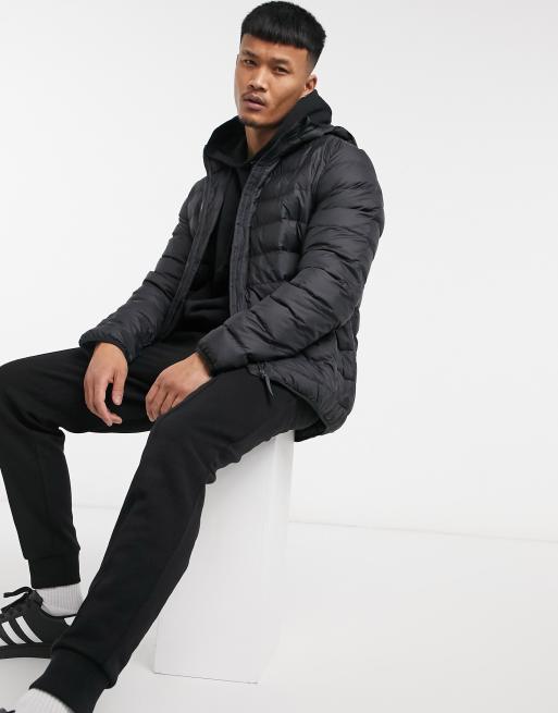 Adidas black cheap puffer jacket mens