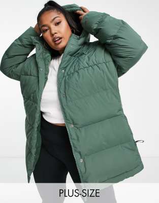 adidas Outdoor Plus Helionic coat in green