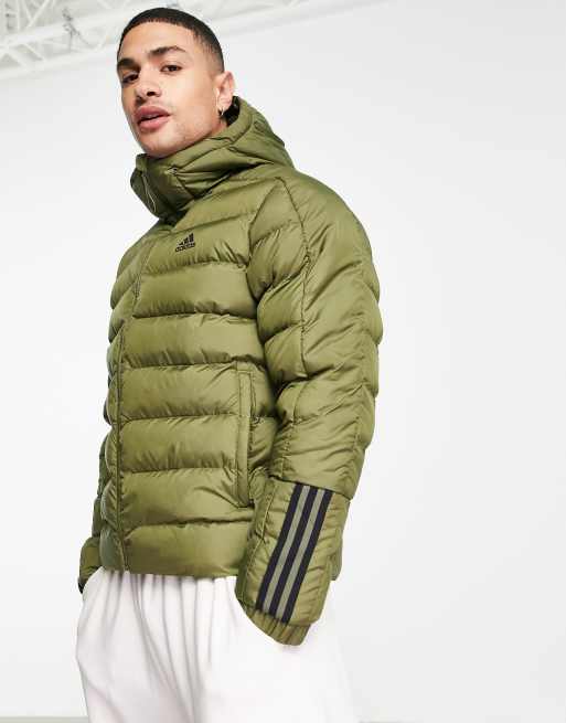 Hooded jacket adidas Sportswear Primegreen Essentials 3-Stripes 