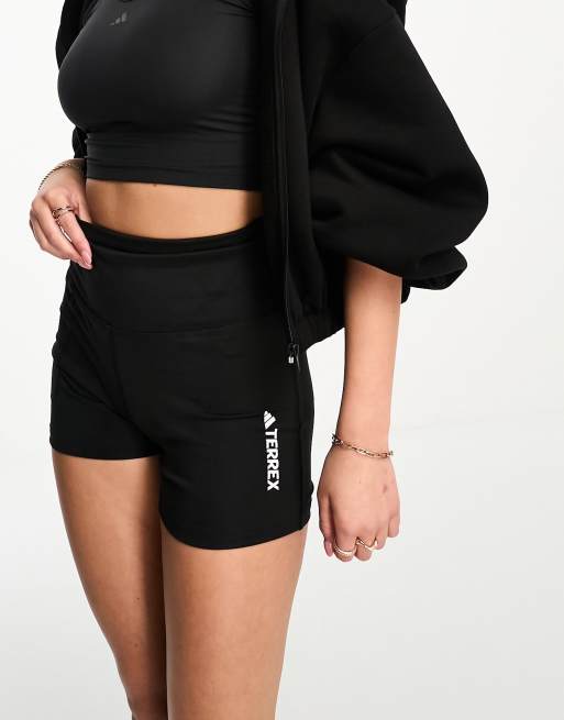 adidas outdoor shorts in black