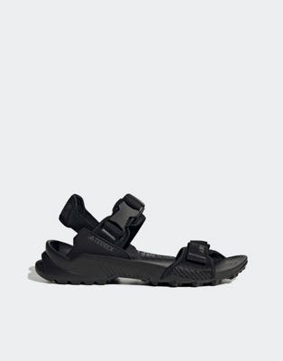 adidas outdoor Terex Hydrotreat sandals in black - ASOS Price Checker