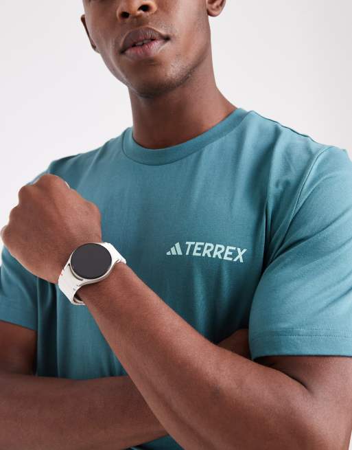 adidas Outdoor – Terrex Mountain – Turkusowy T-shirt, 5 z 5