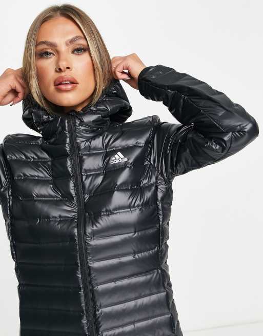 adidas Outdoor puffer jacket black | ASOS