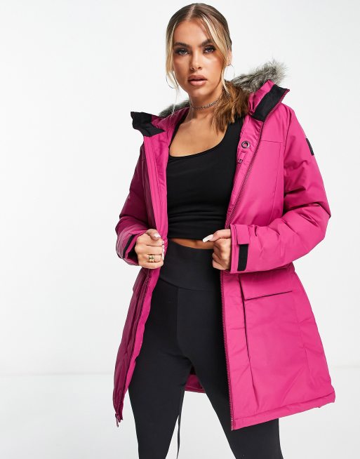 adidas Outdoor Xploric parka power berry in | jacket ASOS