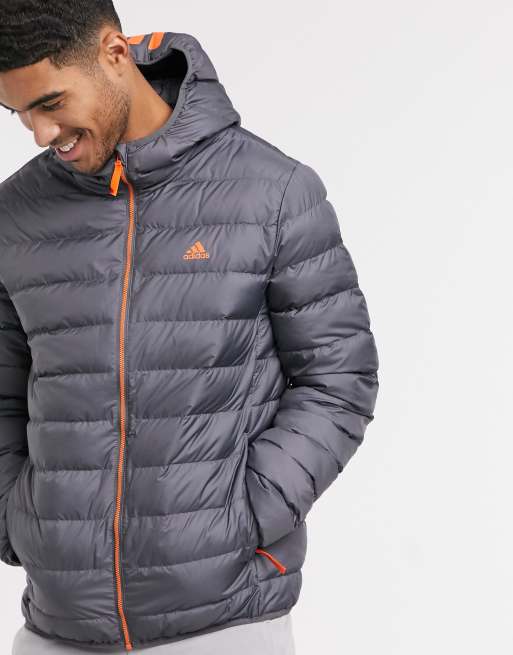 adidas puffer bomber jacket