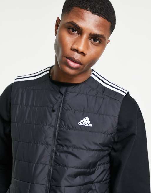 adidas - Outdoors Lite - Gewatteerde bodywarmer met 3-Stripes in zwart, 3 van 4