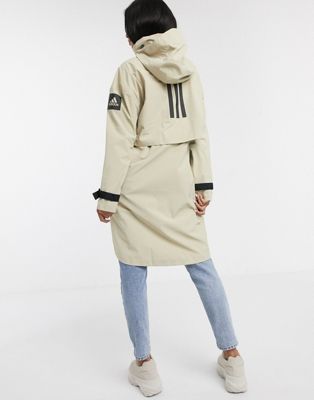 adidas - Outdoors My Shelter - Veste longue - Taupe | ASOS