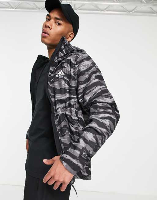 Terrex camo hot sale rain jacket