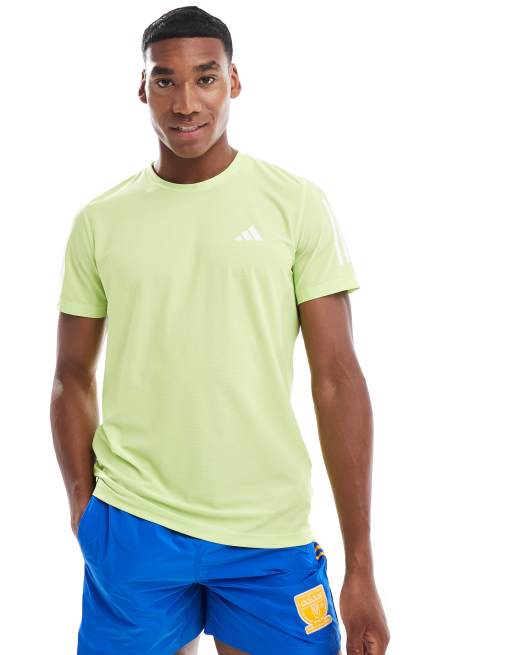 adidas Own The Run Lauf T Shirt in Grun ASOS