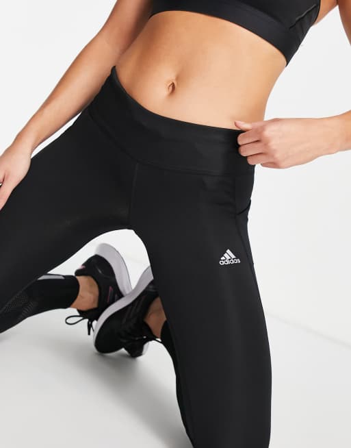 adidas own the run leggings in black