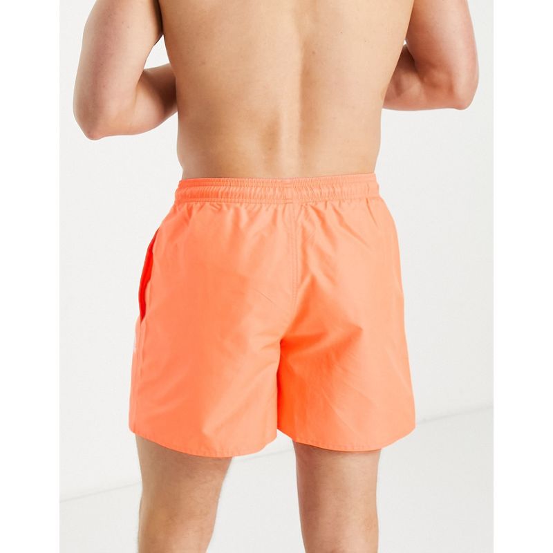 Costumi Pantaloncini da bagno adidas - Pantaloncini da bagno in tinta unita arancione