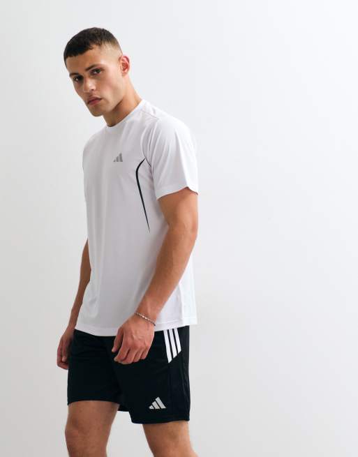 adidas pantaloncini da calcio Tiro con tre strisce neri, 2 di 5