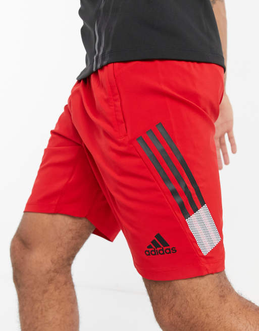 Pantaloncini rossi adidas online