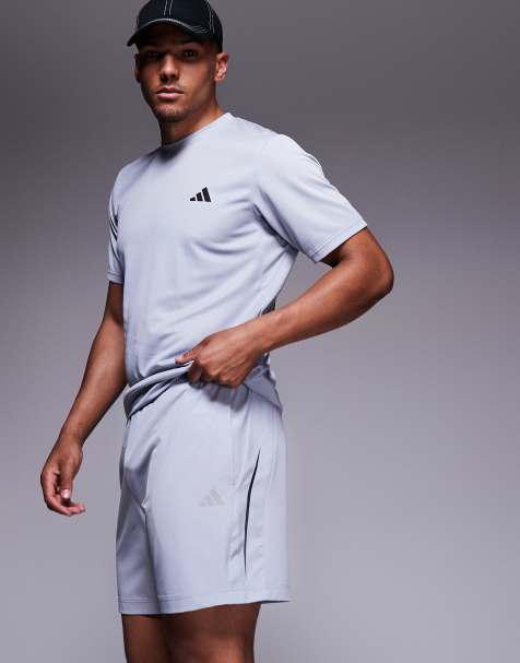 adidas pantalones cortos técnicos de entrenamiento en gris - view 1