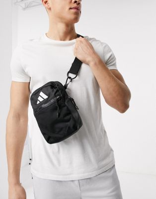 airport Invest mechanism adidas parkwood shoulder bag in black | ASOS