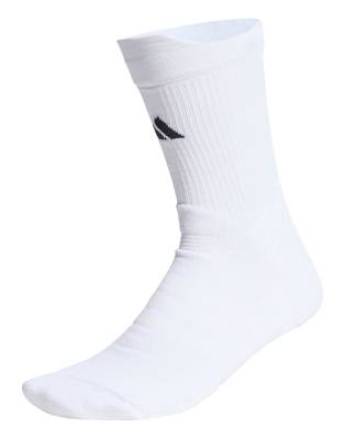 adidas Performance - 1 Paar gepolsterte Tennis-Crew-Socken in Weiß/Schwarz