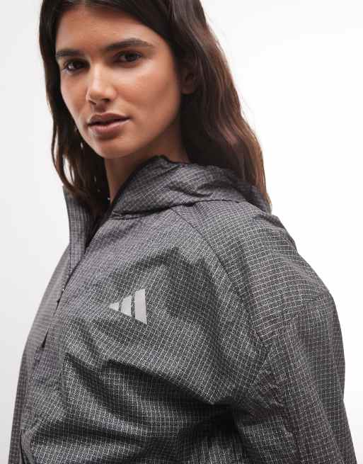 adidas Performance 365 jacket in reflective silver, 3 of 4