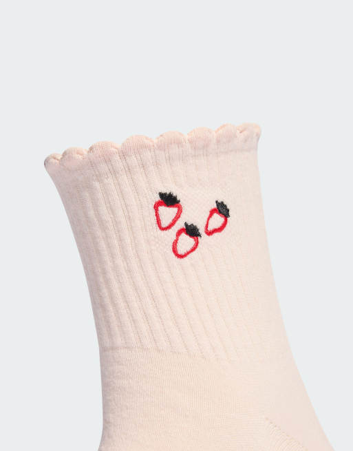 adidas Performance – 3er-Pack Socken in Wonder Quartz und Weiß mit Grafikprints, 2 von 3