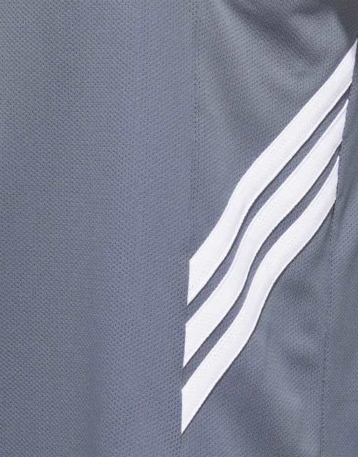 adidas Performance – 3g Speed Reversible Aeroready – Grafitowo-biały koszykarski top bez rękawów, 4 z 5