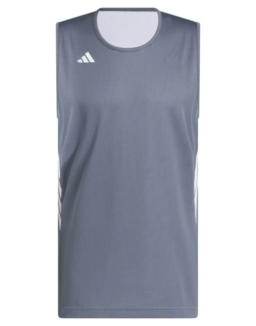 adidas Performance – 3G Speed Reversible Basketball Aeroready – Trikot in Team Onix / Weiß, 5 von 5
